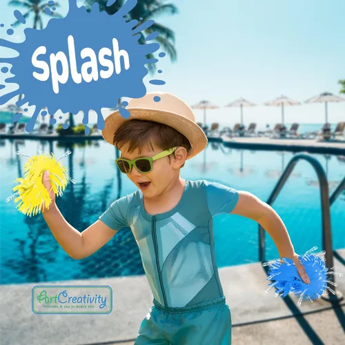Vista 2 de ArtCreativity Frisbees de agua suave para niños, discos deportivos suaves (paquete de 3), juguetes de agua de playa y juguetes de piscina