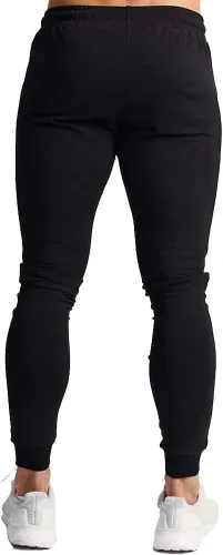 Vista 3 de Wangdo - Pantalones deportivos para hombre con bolsillos con cremallera