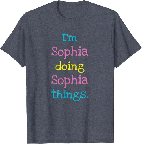 Vista 95 de Sophia - Camiseta con texto personalizado para niñas