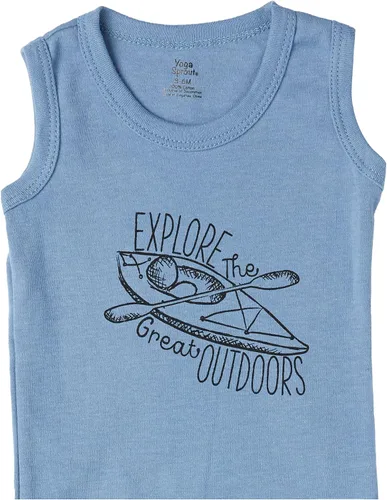 Vista 3 de Yoga Sprout Unisex Baby Cotton Bodysuits