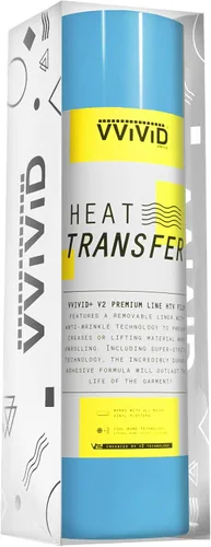 Vista 20 de VVIViD V2 Powerplay Premium Line HTV película de vinilo de transferencia de calor (negro, 1 pie x 3 pies)