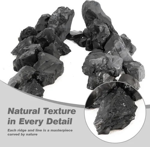 Vista 2 de Aquarium Rock - Piedras de pecera de 10 libras para acuario Aquascape, 3-7