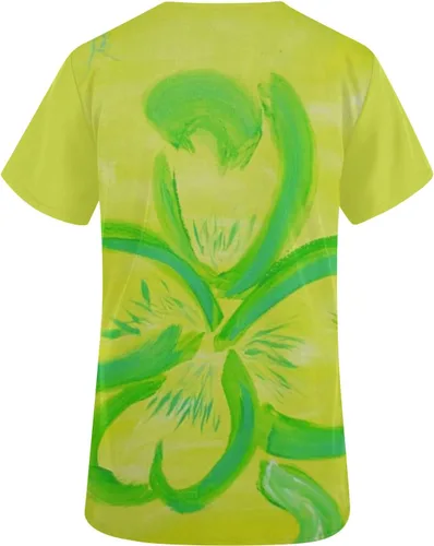 Vista 4 de Camiseta irlandesa de manga corta para enfermeras, para el día de San Patricio, camiseta irlandesa para enfermeras, ropa de trébol irlandés