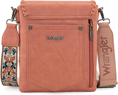Vista 5 de Wrangler Bolsos cruzados para mujer, bolso tejido a mano del oeste