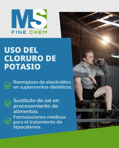 Vista 4 de Polvo de cloruro de potasio - 500 gramos - 1.1 lb - Suplemento de potasio en polvo, sustituto de sal de cloruro de potasio, sal de potasio - Sin