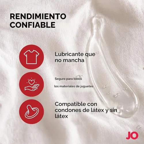 Vista 7 de JO Lubricante original a base de agua – Lubricante personal para sexo, lubricación vaginal y uso de juguetes – Tamaño de viaje 4 fl oz