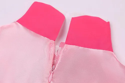 Vista 7 de Disfraz de princesa melocotón para niñas con corona y accesorios
