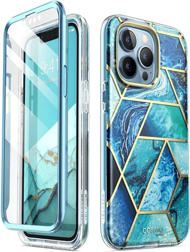 Vista 11 de i-Blason Funda protectora elegante, delgada y completa con protector de pantalla integrado para iPhone 13 Pro de 6.1 pulgadas, serie Cosmo