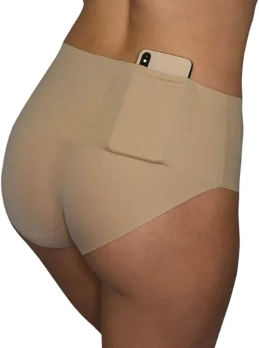 Vista 3 de Vockets - Ropa interior sin costuras para mujer para teléfonos tarjetas de crédito