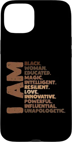 Vista 9 de I Am Black Woman Melanin Africa Pride History BHM Women Gift Case for iPhone 17