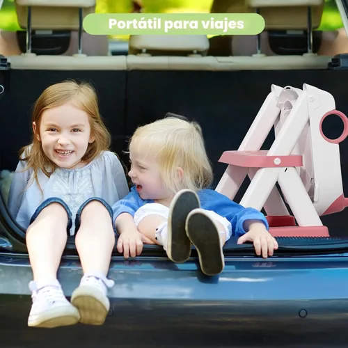 Vista 7 de Escalera de inodoro de entrenamiento, multiuso, conveniente y adecuada para la mayoría de situaciones, niñas, niños
