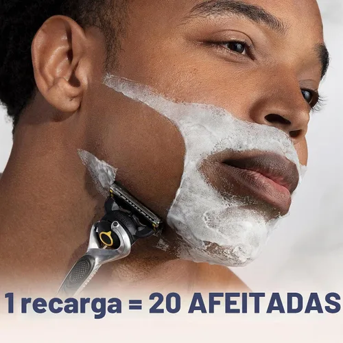 Vista 6 de Gillette ProGlide Shield Premium Edition Maquinillas de afeitar para hombres, 1 maquinilla de afeitar Gillette, 8 repuestos de cuchillas ProShield