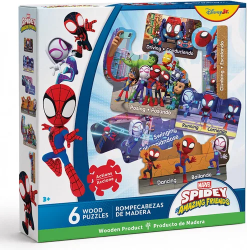 Vista 8 de MasterPieces Disney Cars - Rompecabezas de madera con forma de 6