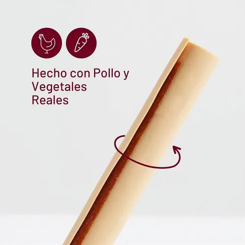 Vista 3 de SmartBones - SmartSticks, Premia a tu perro con un masticable sin piel cruda hecho con pollo real y verduras, 10 palitos