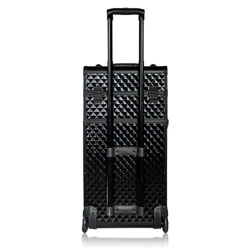 Vista 5 de Shany Rebel Series Pro Artistas de maquillaje Rolling tren y Trolley Case