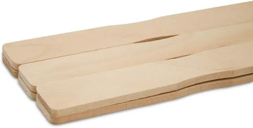 Vista 14 de Palitos de pintura de 6 pulgadas, caja de 50 agitadores de pintura de madera dura, paletas de mezcla de madera para epoxi o resina, marcadores