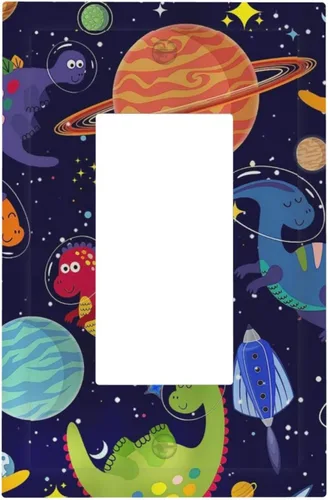 Vista 111 de Cubierta de placa de pared IOFNG Bandera Americana de EE. UU. de otoño, hojas de caza, astas de ciervo, antílope, interruptor de luz de toma única