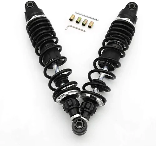 Vista 3 de F FXCNC Racing - Amortiguador trasero de 12.59 pulgadas, carga de suspensión para ATV, Go Kart, Quad Dirt Sport Bikes (Monkey Bike Z125 2018-2020)