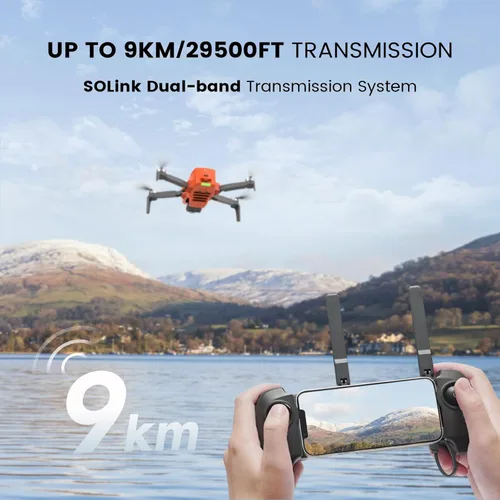 Vista 4 de FIMI Mini 3 Drone con cámara para adultos 4K, módulo de imagen mejorado, cardán de 3 ejes, transmisión HD de 9 KM, cámara 4K/60fps 48MP, visión