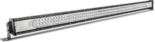 Vista 11 de Willpower - Barra de luz LED curvada de 42 pulgadas 540 W de triple fila para Jeep Truck Car ATV SUV 4X4 4WD Camión conducción lámpara