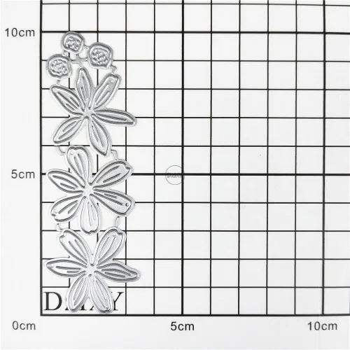 Vista 3 de DzIxY Troqueles de corte de metal de seis pétalos, flores, para hacer tarjetas, papel de gofrado, juegos de troqueles, álbum, plantillas
