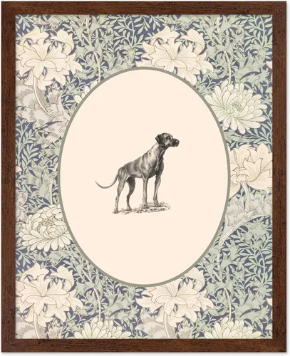 Vista 13 de Poster Master Póster Vintage de Cocker Spaniel Inglés - Impronta Retro de Perro - Arte Floral - Arte de Cachorros - Arte para Amantes de Animales