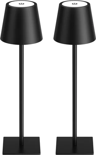 Vista 29 de Kakanuo Lámpara de mesa inalámbrica recargable negro 4