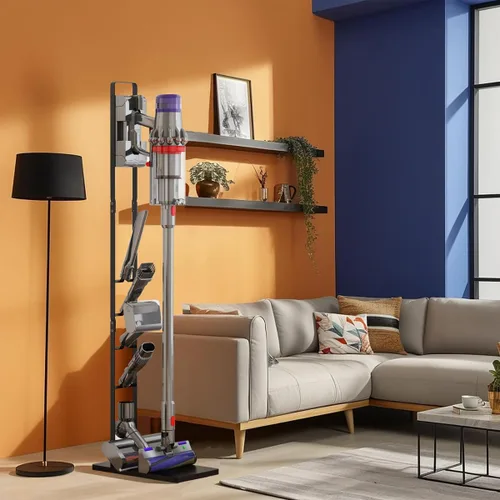 Vista 8 de Soporte de aspiradora Foho, soporte de soporte de almacenamiento, soporte de aspiradora estable compatible con Dyson V15 V11 V10 V8 V7 V6