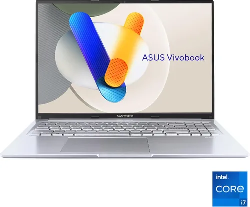 Vista 2 de ASUS Vivobook 16 Laptop, pantalla WUXGA de 16" a 60Hz, Intel Core i7-13620H, Intel UHD Graphics, 16 GB de RAM, SSD de 512 GB, Windows 11, plata