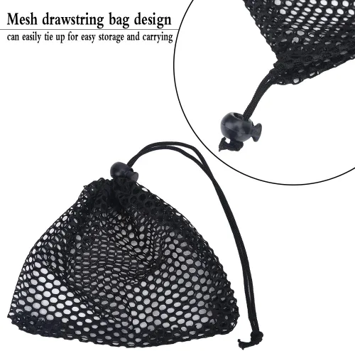 Vista 6 de V GEBY Bolsa de malla de nailon para pelotas de golf, gimnasio, ducha, juguetes de lavado, buceo