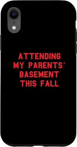 Vista 9 de iPhone 12 mini Attending My Parents’ Basement Fall Gamer Funny Fan Red Case
