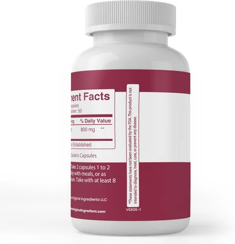 Vista 3 de PURE ORIGINAL INGREDIENTS Extracto de cereza ácida (100 cápsulas) siempre puro, sin aditivos ni rellenos, verificado por laboratorio