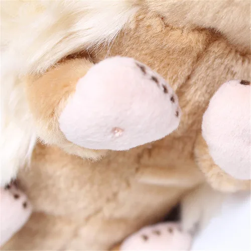 Vista 4 de TAMMYFLYFLY Erizo realista de peluche, erizo del desierto, modelo de animal lindo (6 pulgadas) (6 pulgadas (paquete de 1))