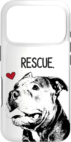 Vista 30 de Rescue Pitbull Dog Save Dogs Pit Bull Lover - Carcasa para iPhone 17