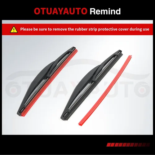 Vista 3 de OTUAYAUTO Escobilla de limpiaparabrisas trasera de 10 pulgadas H250 de repuesto para Honda HRV 2016-2022, Mitsubishi Outlander Sport 11-22, Infiniti