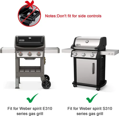 Vista 7 de 7636 Barras aromatizantes y piezas de repuesto para quemador de parrilla 69787 para Weber GS4 Spirit II y I E/S-310 E/S-320, Spirit S315, barras
