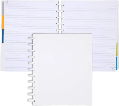 Vista 163 de Talia - Cuadernos de notas con tapas, planificador, personalizables, (Rosa de los 90, Junior (5.5 pulgadas x 8.5 pulgadas))