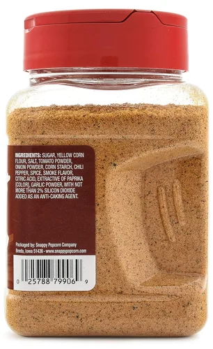 Vista 3 de Snappy Condimento para palomitas de maíz para barbacoa, 12 onzas, agitador de sabor a barbacoa dulce y salado, sin MSG añadido
