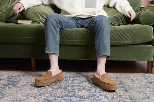 Vista 2 de Parfeying Zapatos de estilo de conducción de espuma viscoelástica para hombre para interiores y exteriores