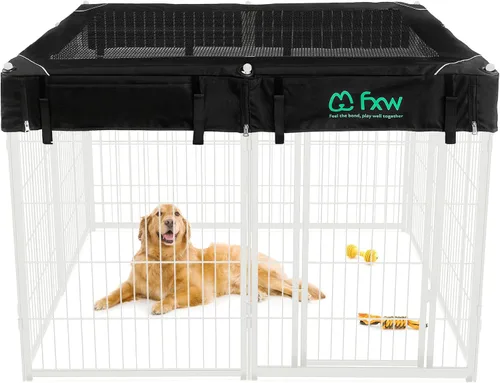 Vista 14 de FXW Homeplus Unleashed Corralito para Perros de Interior - Juego Sin Estrés y Seguro, Resistente de 24 Pulgadas 2 Paneles Corralito para Cachorros