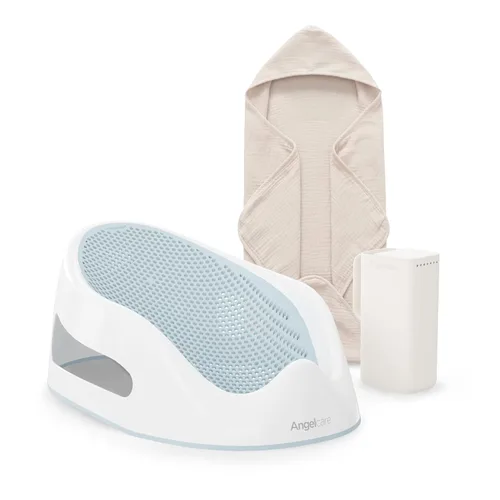 Vista 19 de Angelcare Soft-Touch - Soporte de baño y enjuague para bebé, color Aguamarina