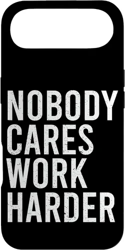 Vista 26 de Funda de regalo para iPhone 13 Nobody Care Work Hard Actitude Grit Hustle Success