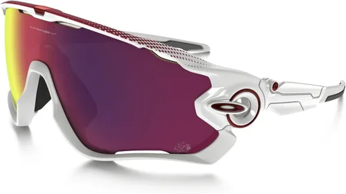Vista 9 de Oakley Men's OO9290 Jawbreaker Rectangular Sunglasses Tinta gris.