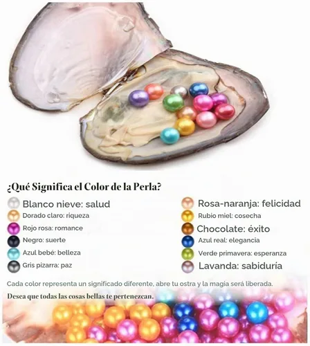 Vista 6 de Bubchen Kit de fabricación de collar de perlas preciosas, ostras con perlas en el interior, juego de regalo de collar de amor, colgante de jaula