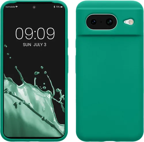 Vista 69 de kwmobile Funda compatible con Google Pixel 7 - Funda de silicona TPU con acabado suave - Piedra antigua