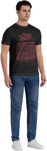 Vista 6 de Morbid Angel T Shirt Men's Summer Round Neck Trend Fashion Short Sleeve T Shirt Sports Fitness Cotton Shirt Tops
