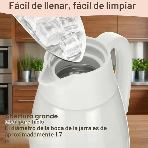 Vista 3 de Norme - Crema térmica para jarra de café, 2 unidades, color beige, 51 onzas