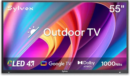 Vista 17 de SYLVOX Nueva TV inteligente para exteriores de 43”, Rendimiento impermeable superior, Acabado mate mejorado para efecto antirreflejos mejorado