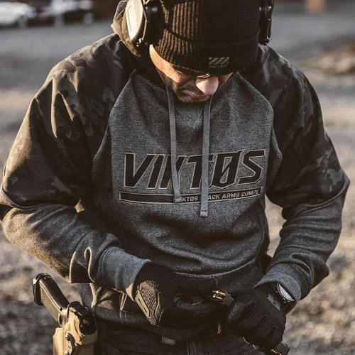 Vista 6 de VIKTOS Fallback MC - Sudadera con capucha y bolsillo frontal tipo canguro para hombre