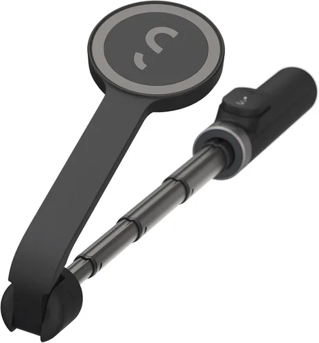 Vista 3 de ShiftCam SnapStand Max - Palo magnético para selfie y trípode - Compacto, plegable y extensible con cabeza inclinable y control remoto magnético
